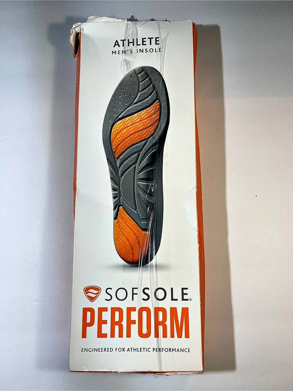 SOF SOLE ATHLETE Performance Men's Insoles - PU Foam & Gel Inserts